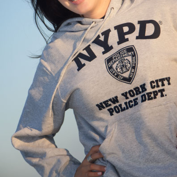 Gray NYPD Hooded Sweatshirt unisex hoodie NWT - Picture 5 of 6